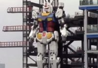 El robot japonés de 18 m de altura ya agita las extremidades